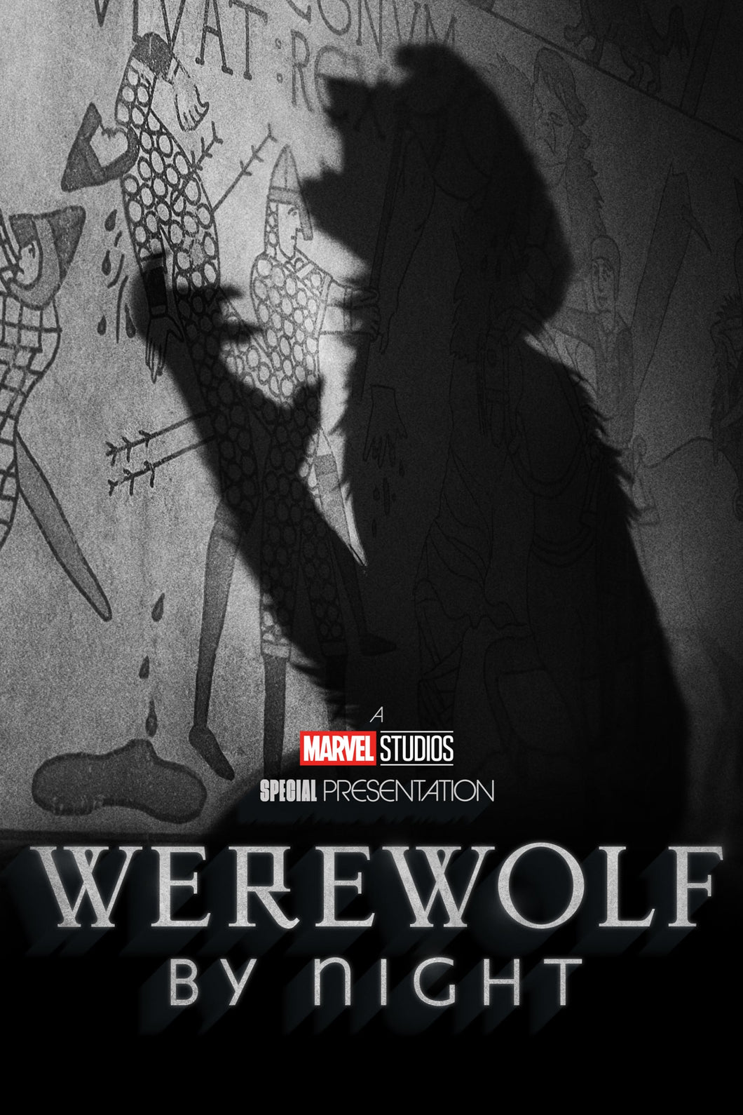 Werewolf by Night (2022) V2 Movie Poster High Quality Glossy Paper A1 A2 A3 A4 A3 Framed or Unframed!!!