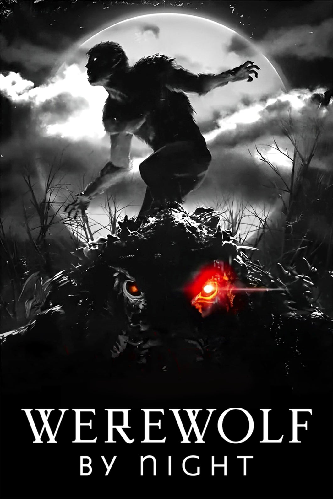 Werewolf by Night (2022) V4 Movie Poster High Quality Glossy Paper A1 A2 A3 A4 A3 Framed or Unframed!!!