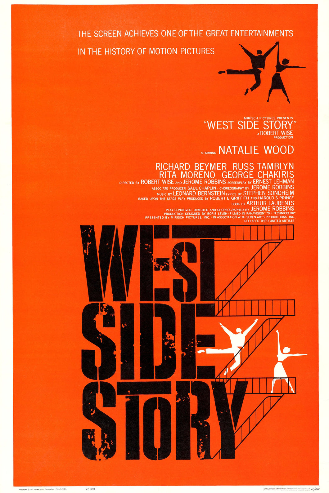 West Side Story Movie Poster Framed or Unframed Glossy Poster Free UK Shipping!!!