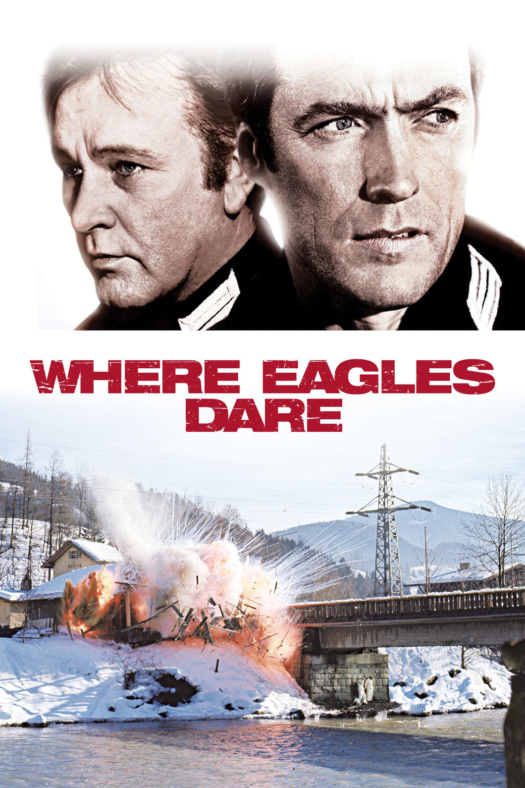 Where Eagles Dare (1968)  Movie Poster High Quality Glossy Paper A1 A2 A3 A4 A3 Framed or Unframed!!!