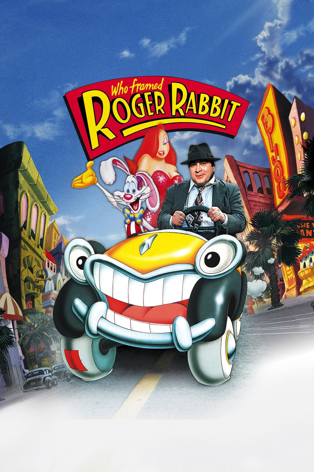 Who Framed Roger Rabbit V2 Movie Poster Framed or Unframed Glossy Poster Free UK Shipping!!!