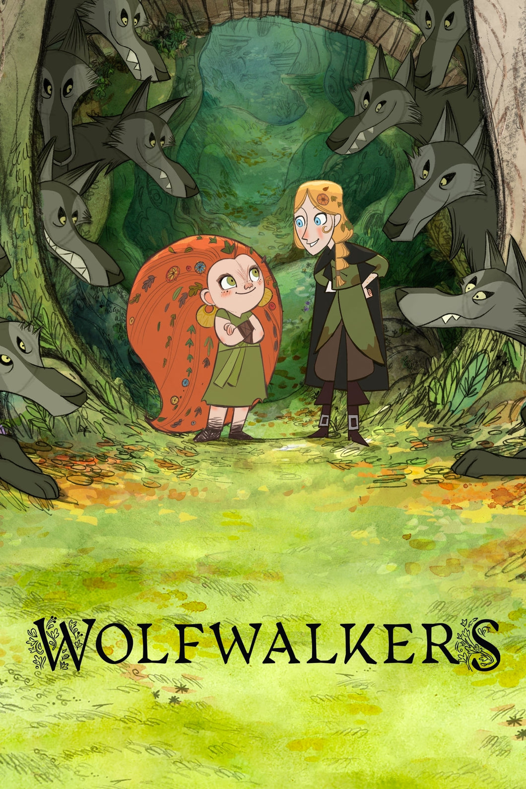 Wolfwalkers (2020) v2  Movie Poster High Quality Glossy Paper A1 A2 A3 A4 A3 Framed or Unframed!!!