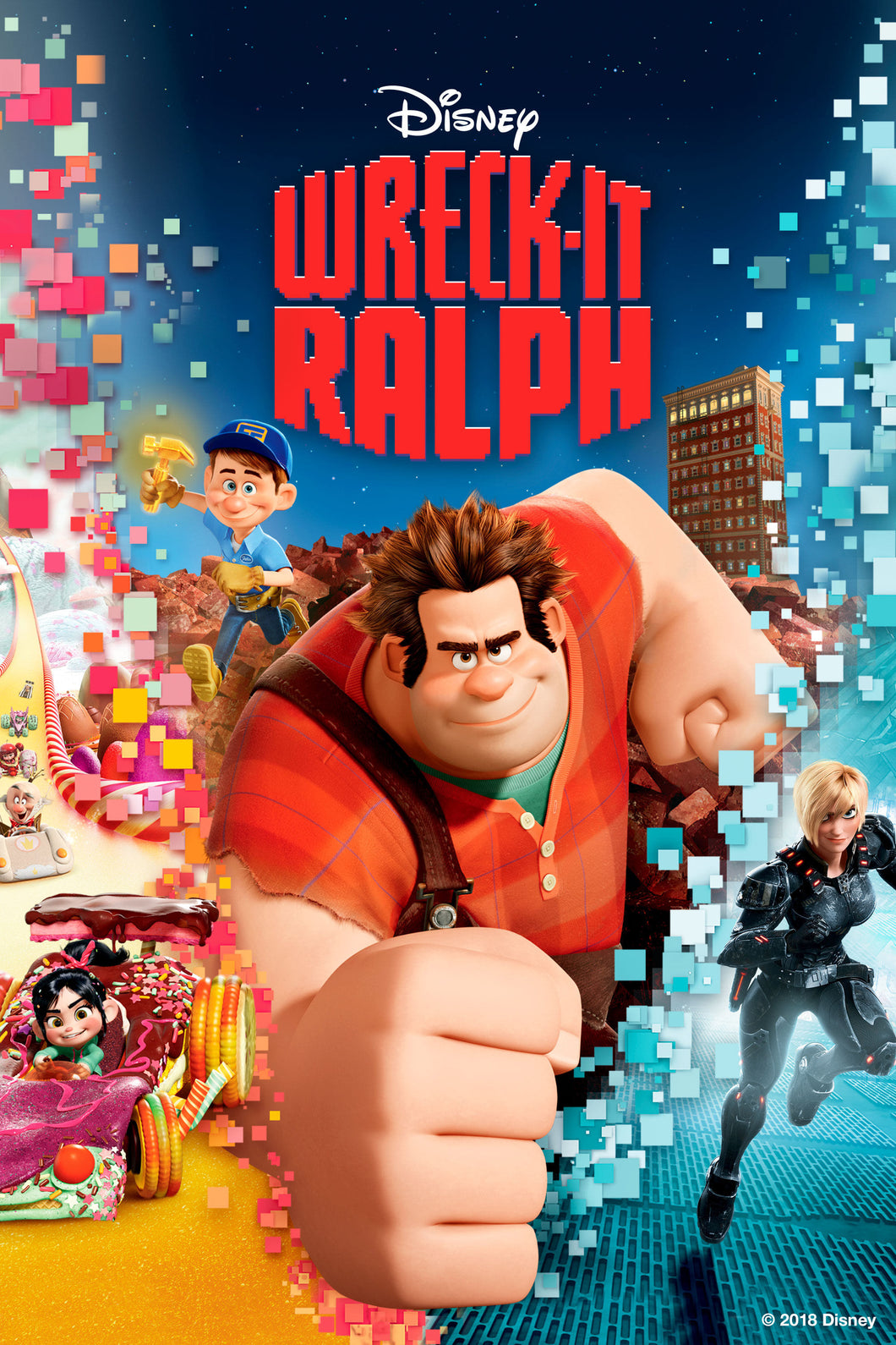 Wreck-It Ralph (2012) V2 Animated Movie Poster Framed or Unframed Glossy Poster Free UK Shipping!!!