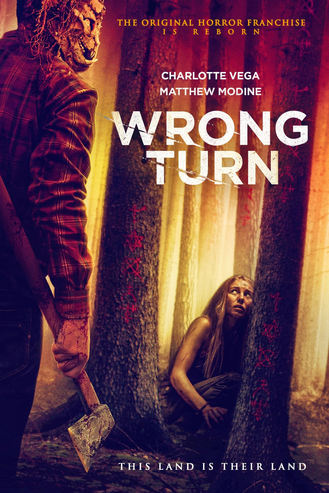 Wrong Turn (2021) v3 Movie Poster  High Quality Glossy Paper A1 A2 A3 A4 A3 Framed or Unframed!!!