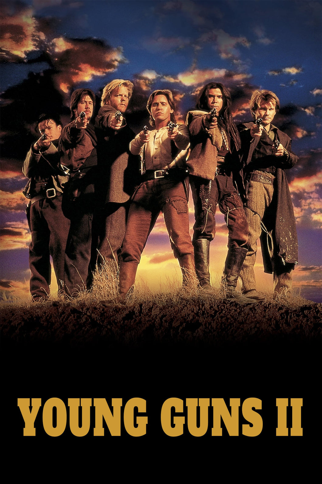 Young Guns II (1990) Movie Poster High Quality Glossy Paper A1 A2 A3 A4 A3 Framed or Unframed!!!