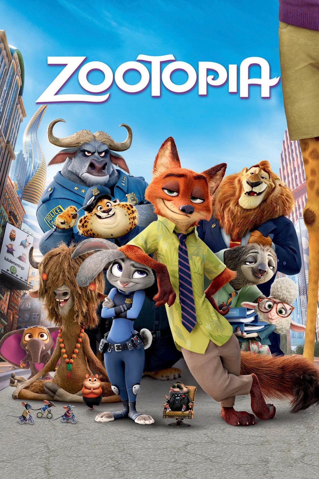 Zootopia 3 (2016) Animation Movie  High Quality Glossy Paper A1 A2 A3 A4 A3 Framed or Unframed!!!