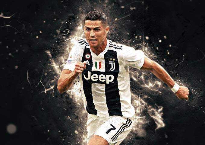 cristiano ronaldo 1 Football Poster High Quality Glossy Paper A1 A2 A3 A4 A3 Framed or Unframed!!!