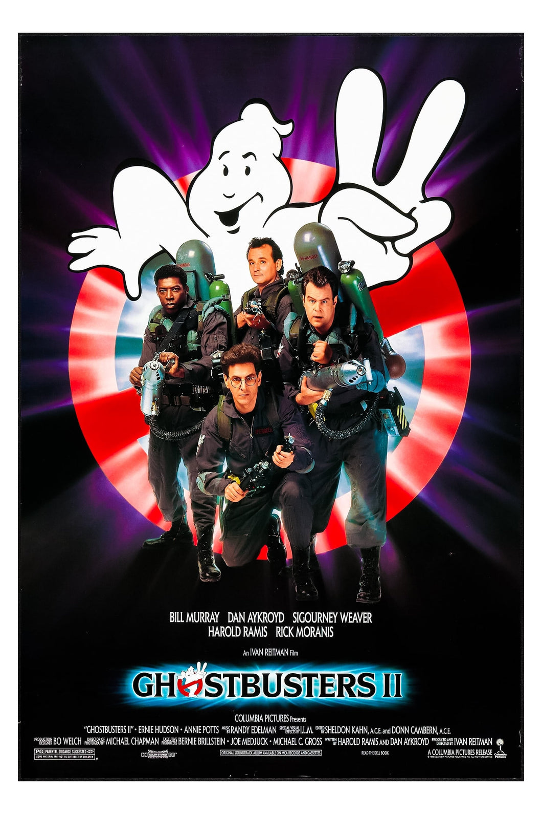 Ghostbusters II Movie Poster Framed or Unframed Glossy Poster Free UK Shipping!!!